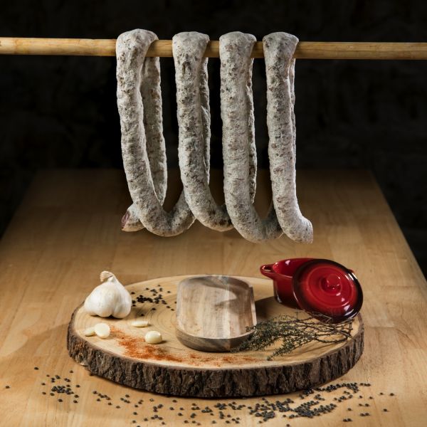 Saucisse sèche perche Produits secs Charcuterie Commenges