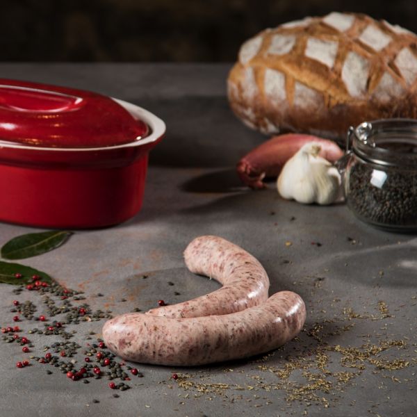 Saucisson de couenne - Saucisse fraîche | Charcuterie Commenges
